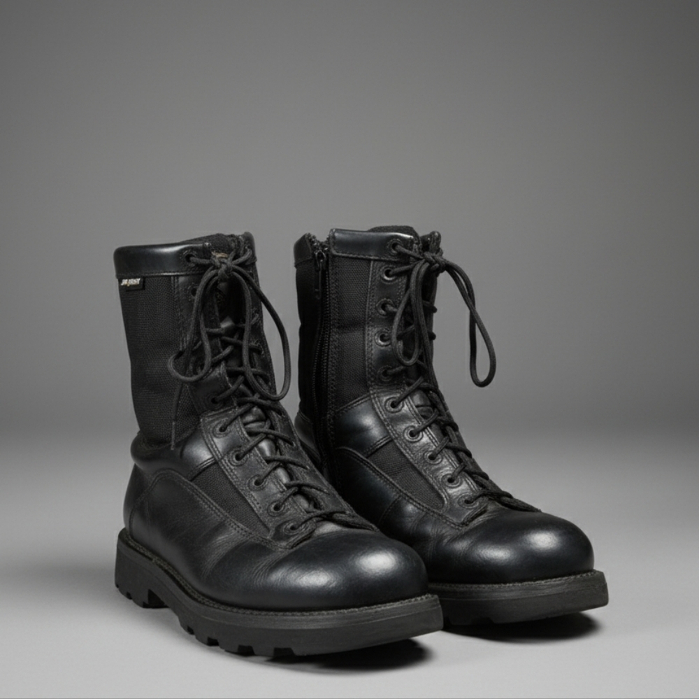 Men's 8" DuraShocks® Lace-to-toe Side Zip Boot